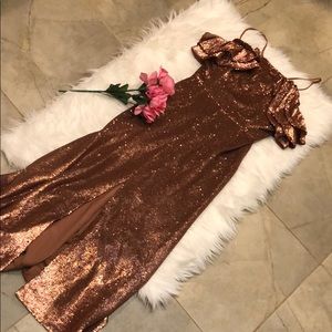 C/MEO Collective Dresses - C/Meo Illuminated Dress Copper NWT C/MEO Collective Dresses - C/Meo Illuminated Dress Copper NWT